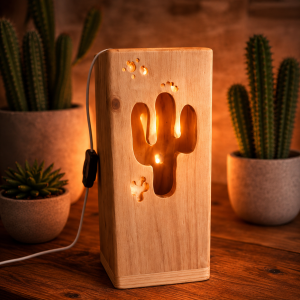 Lámpara RGB cactus